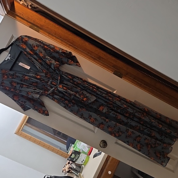 NWT Baltic Born Dress kimono style with tie - Picture 3 of 4